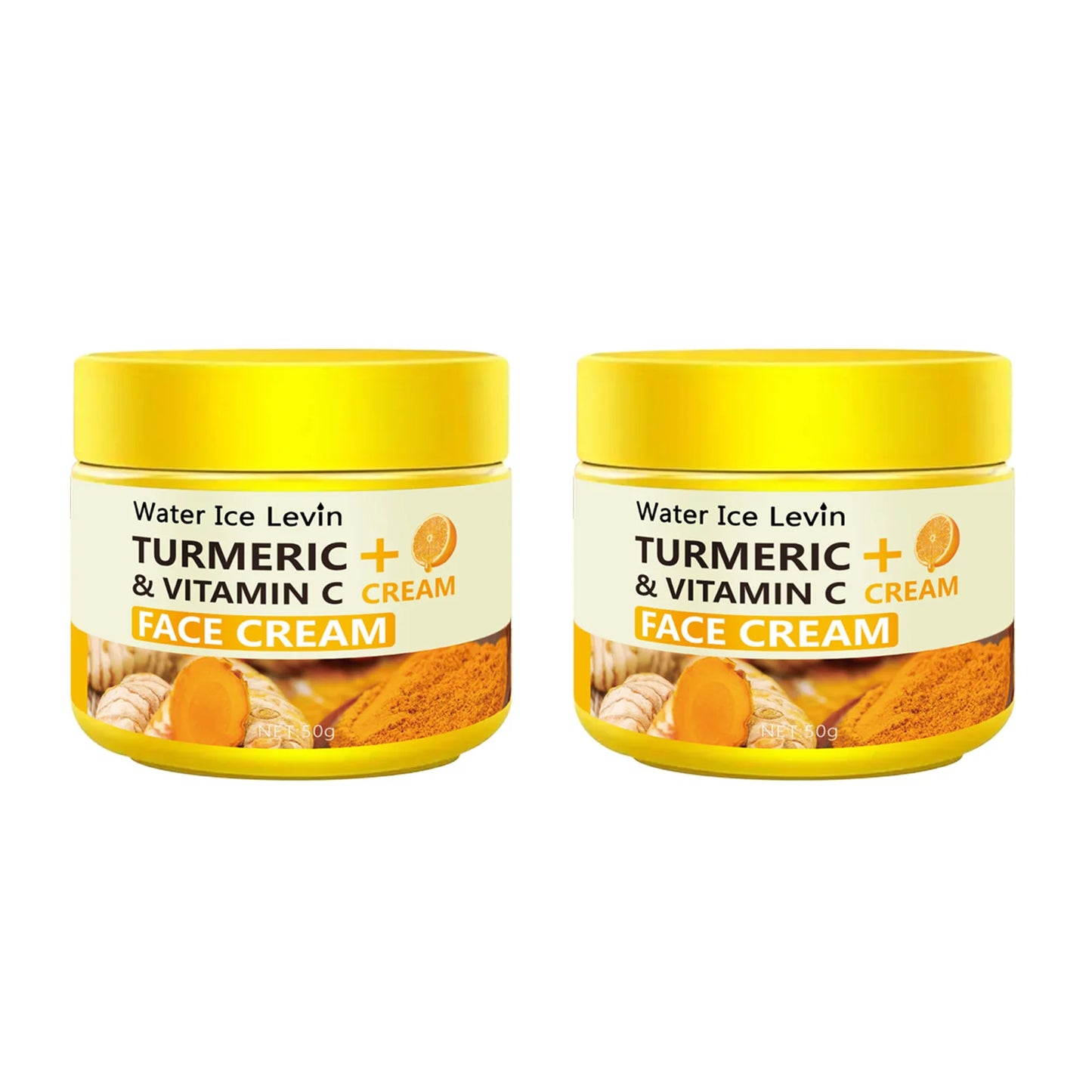 Crème Anti-âge au curcuma et à la vitamine C, hydratante, Anti-rides, collagène, acide hyaluronique, soins pour la peau, cosmétiques, 50g
