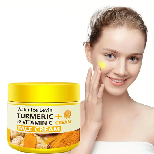 Crème Anti-âge au curcuma et à la vitamine C, hydratante, Anti-rides, collagène, acide hyaluronique, soins pour la peau, cosmétiques, 50g