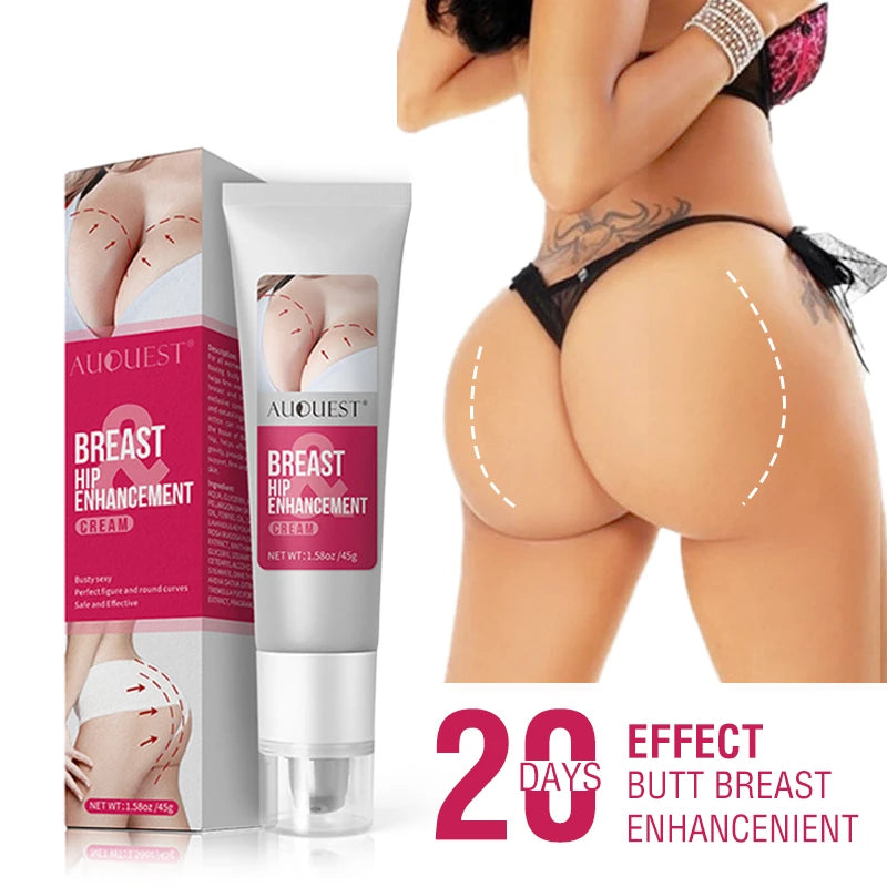 Crème Raffermissante Seins & Fesses – Lift, Élasticité Galbe Naturel (45 g)