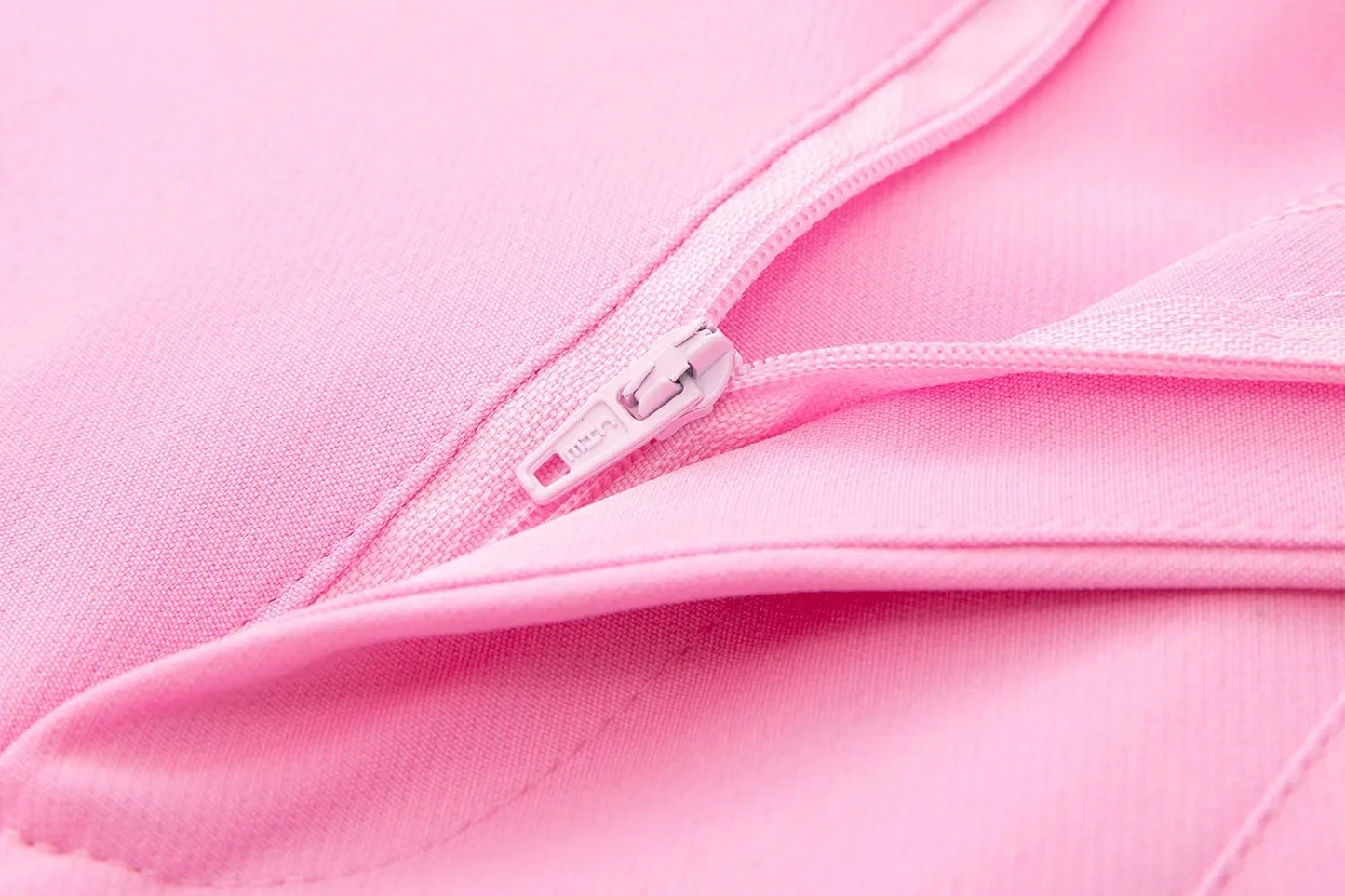 HH 2025 femmes couleur unie bureau coupe ajustée crayon pantalon taille haute fermeture éclair mouche femmes trajet poche garniture pantalon Streetwear