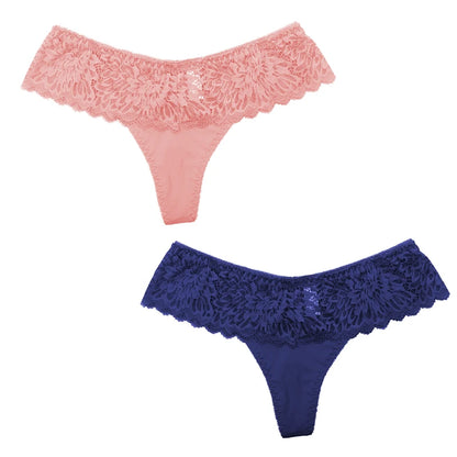 Culotte Tanga en Dentelle Femme – Sexy, Confortable et Élégante (2 pièces)