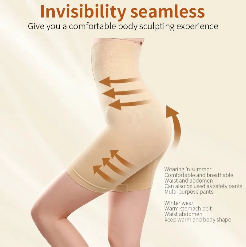 Sous-vêtements pour femmes, culotte taille haute façonnant, modelant le corps, contrôle du ventre, levage des fesses, short amincissant, vêtements d'entraînement