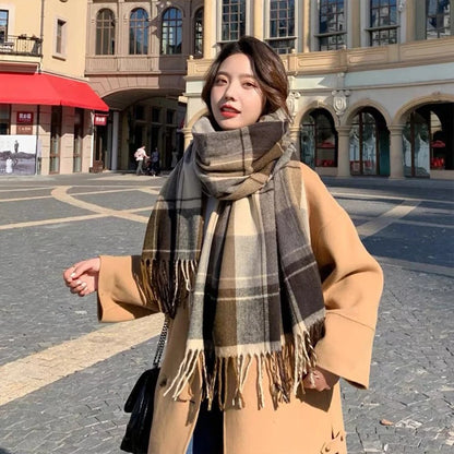 Écharpe à Carreaux Britannique – Chaleur, Style & Élégance Intemporelle