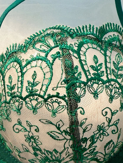 Ensemble de lingerie semi-transparente noir confortable et léger pour femmes, 2 pièces, ZA824057