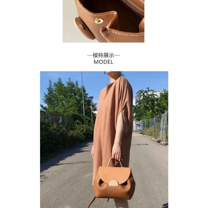 Sac haut de gamme pour femmes, avec Design de Niche, rangement en cuir de luxe léger, sac polyvalent pour les déplacements domicile-travail, 2025