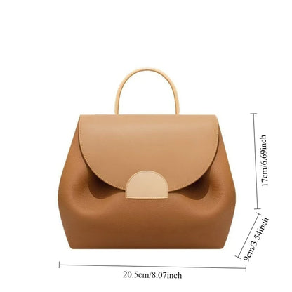 Sac haut de gamme pour femmes, avec Design de Niche, rangement en cuir de luxe léger, sac polyvalent pour les déplacements domicile-travail, 2025
