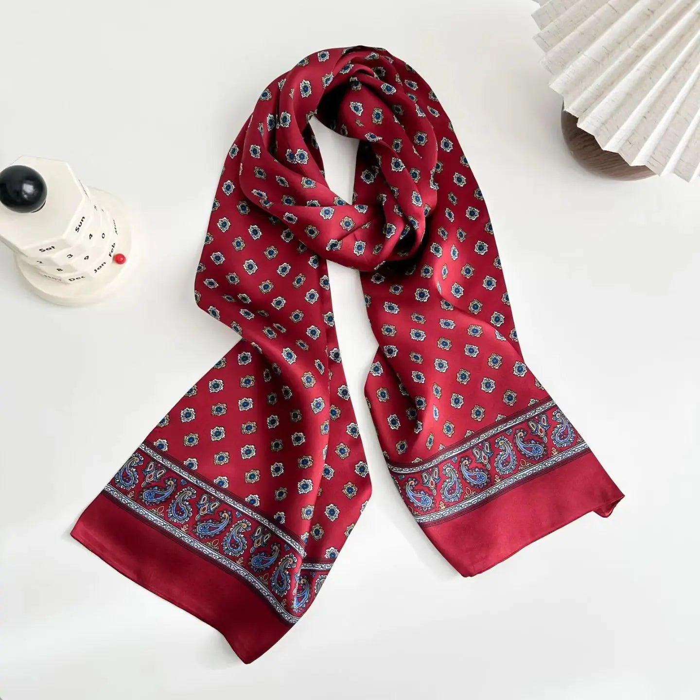 Écharpe double face en Soie de Mûrier 100 %