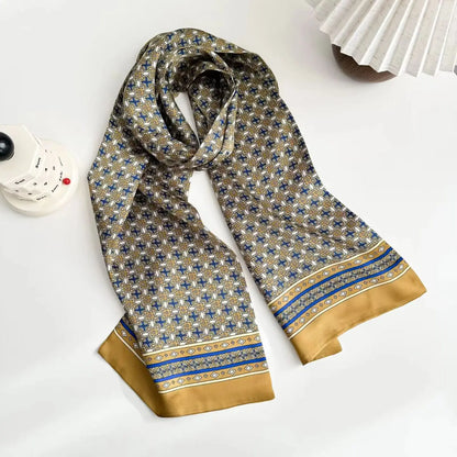 Écharpe double face en Soie de Mûrier 100 %