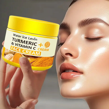 Crème Anti-âge au curcuma et à la vitamine C, hydratante, Anti-rides, collagène, acide hyaluronique, soins pour la peau, cosmétiques, 50g