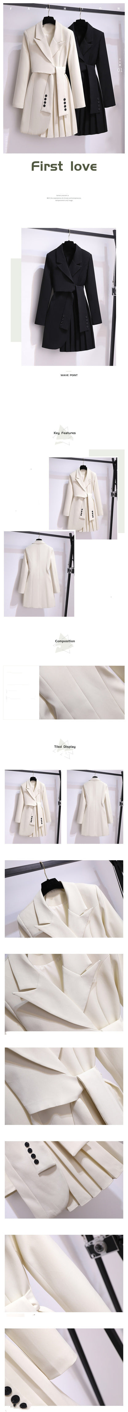 Blazer Femme Printemps – Blazer Long Taille Haute, Coupe Slim & Style Élégant