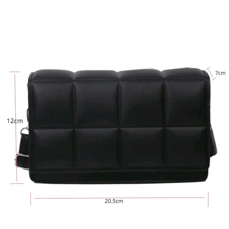 Sac à bandoulière femme en cuir PU – Petit sac tendance, Élégant et Polyvalent