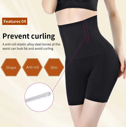 Sous-vêtements pour femmes, culotte taille haute façonnant, modelant le corps, contrôle du ventre, levage des fesses, short amincissant, vêtements d'entraînement