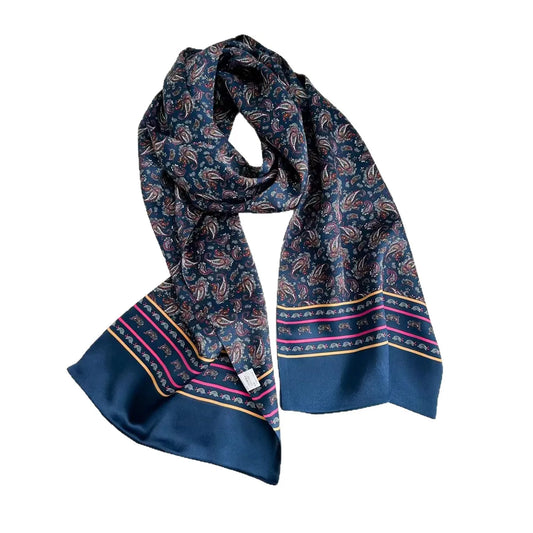 Écharpe double face en Soie de Mûrier 100 %