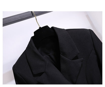 Blazer Femme Printemps – Blazer Long Taille Haute, Coupe Slim & Style Élégant