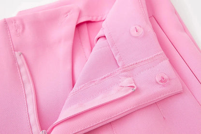 HH 2025 femmes couleur unie bureau coupe ajustée crayon pantalon taille haute fermeture éclair mouche femmes trajet poche garniture pantalon Streetwear