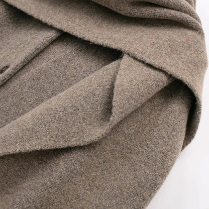 Cardigan en tricot pour femmes avec écharpe Veste slim décontractée Manches longues Patchwork Pocket Jacket Elegant Office Women's Sweater Coat Fashion Jacket