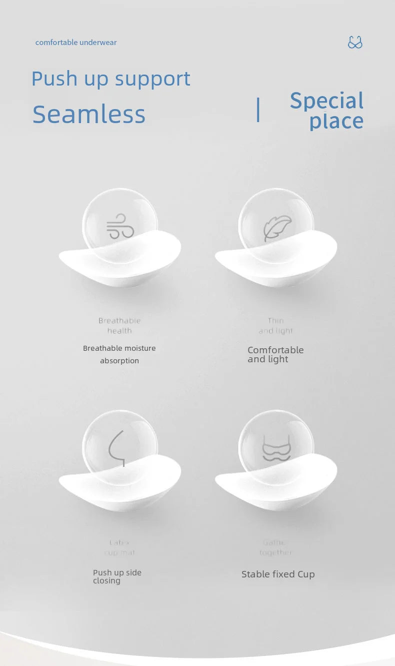 Soutien-gorge réglable pour femmes, grande poitrine, petit soutien-gorge, empêche l'affaissement, froncé, sans anneau en acier, Support supérieur étendu