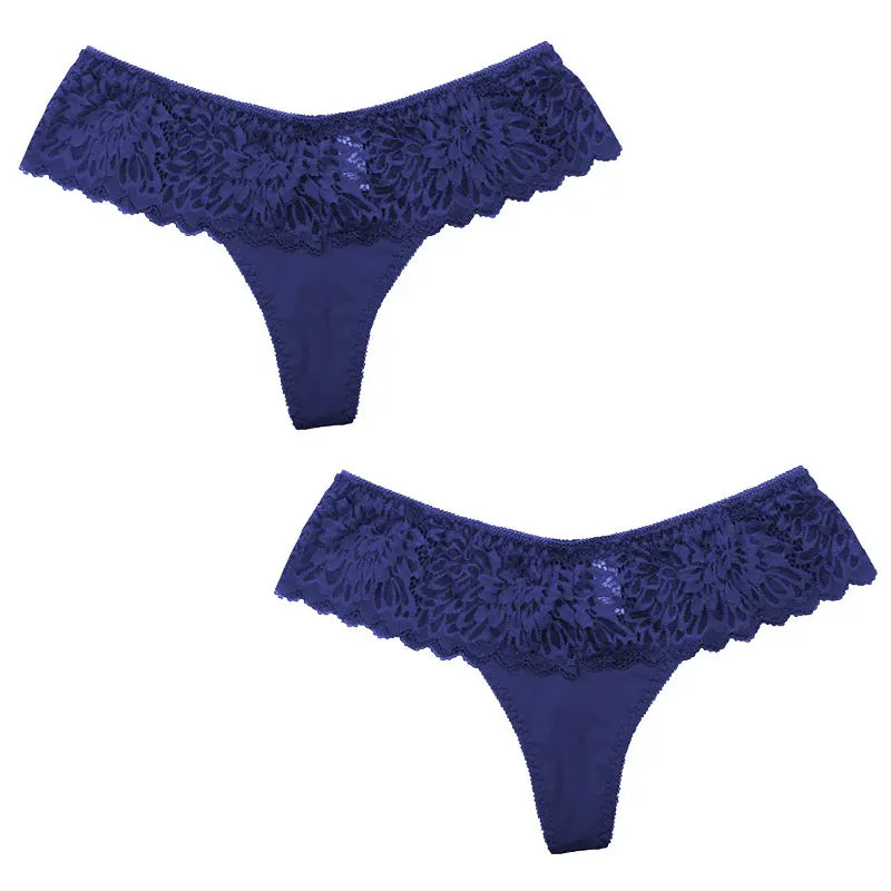 Culotte Tanga en Dentelle Femme – Sexy, Confortable et Élégante (2 pièces)