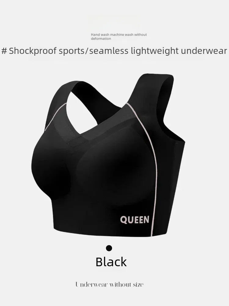 Soutien-gorge réglable pour femmes, grande poitrine, petit soutien-gorge, empêche l'affaissement, froncé, sans anneau en acier, Support supérieur étendu