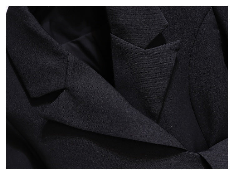 Blazer Femme Printemps – Blazer Long Taille Haute, Coupe Slim & Style Élégant