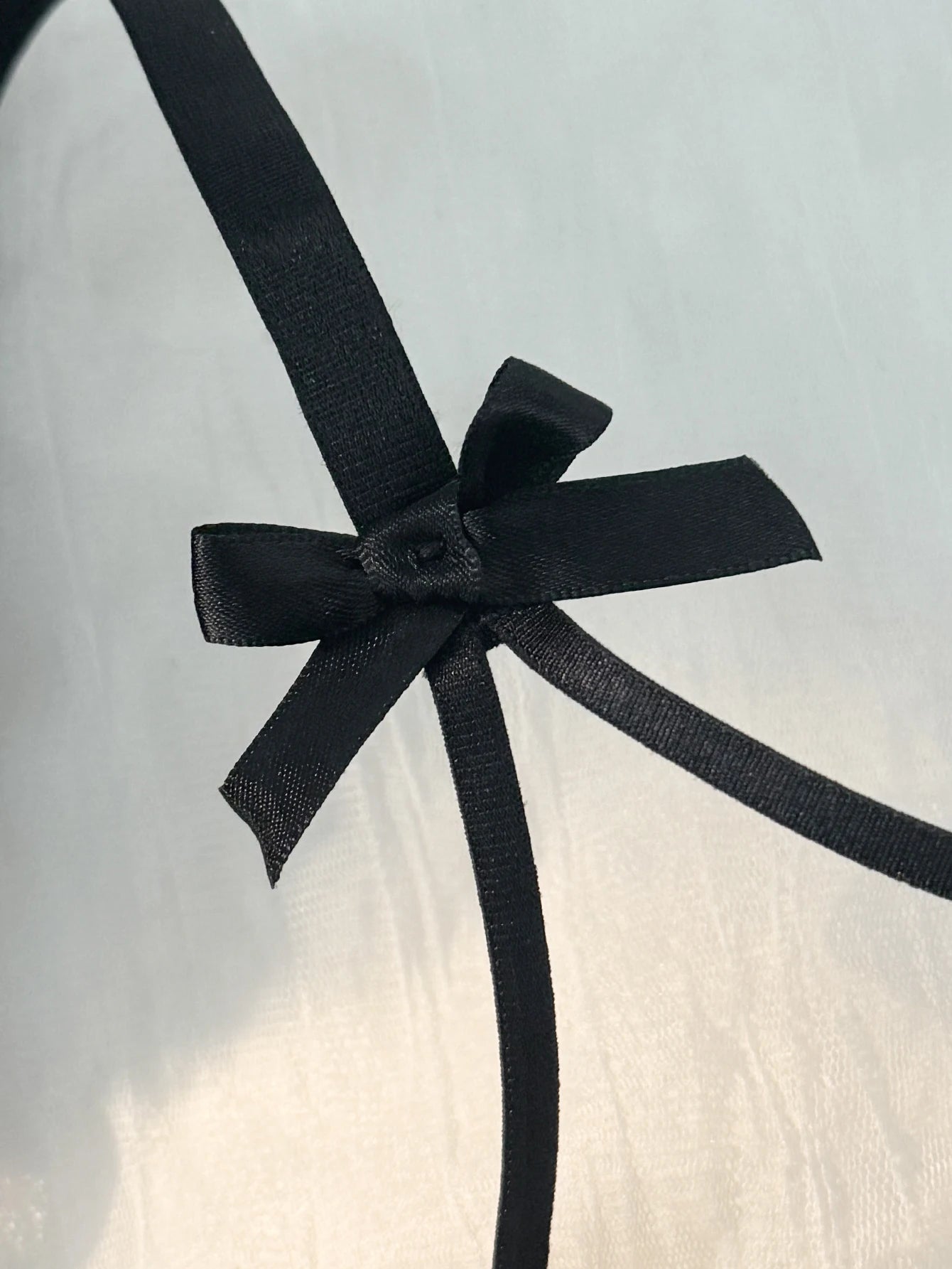 Ensemble de lingerie semi-transparente noir confortable et léger pour femmes, 2 pièces, ZA824057