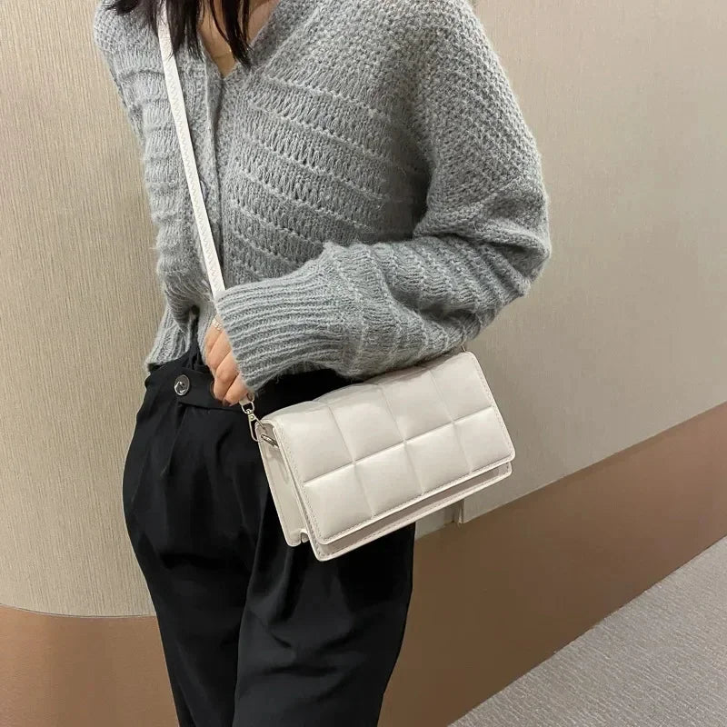 Sac à bandoulière femme en cuir PU – Petit sac tendance, Élégant et Polyvalent