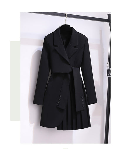 Blazer Femme Printemps – Blazer Long Taille Haute, Coupe Slim & Style Élégant