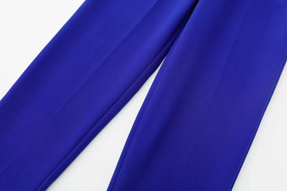 HH 2025 femmes couleur unie bureau coupe ajustée crayon pantalon taille haute fermeture éclair mouche femmes trajet poche garniture pantalon Streetwear