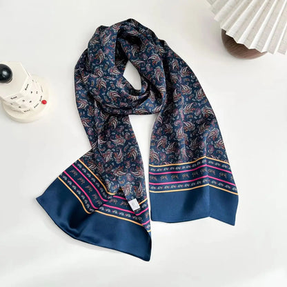 Écharpe double face en Soie de Mûrier 100 %