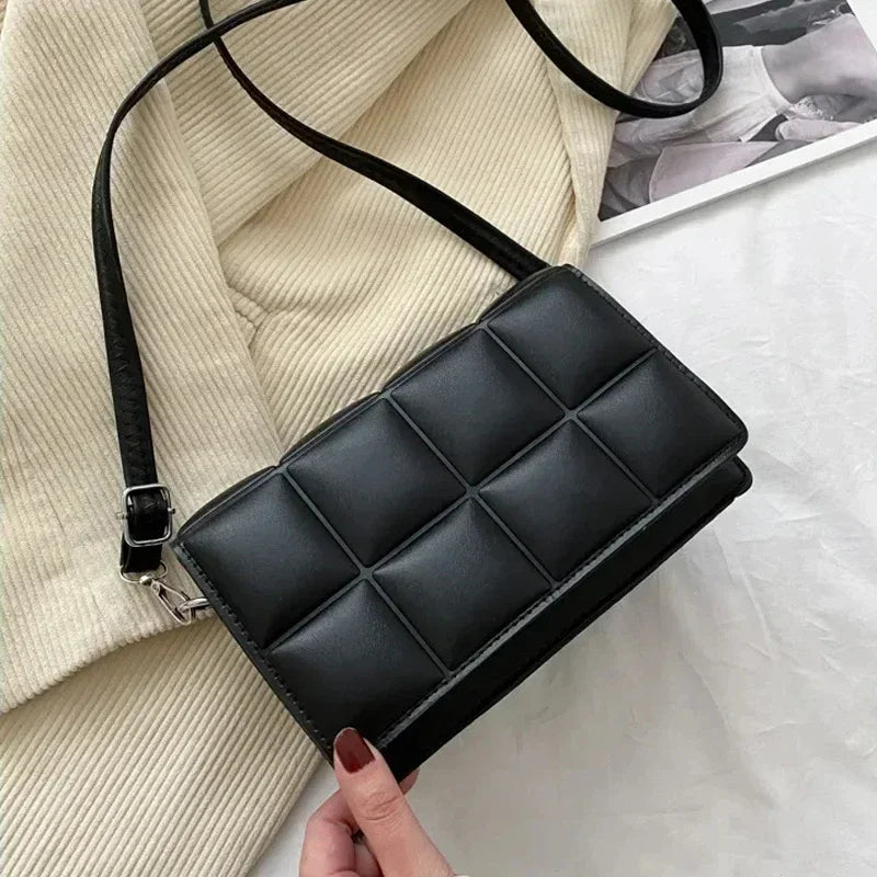 Sac à bandoulière femme en cuir PU – Petit sac tendance, Élégant et Polyvalent