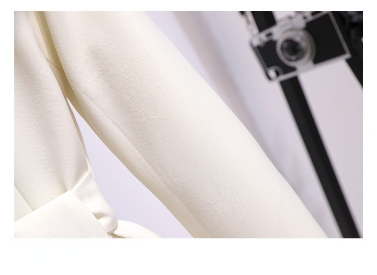 Blazer Femme Printemps – Blazer Long Taille Haute, Coupe Slim & Style Élégant