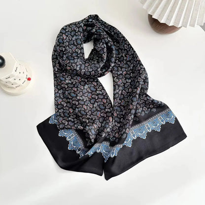 Écharpe double face en Soie de Mûrier 100 %